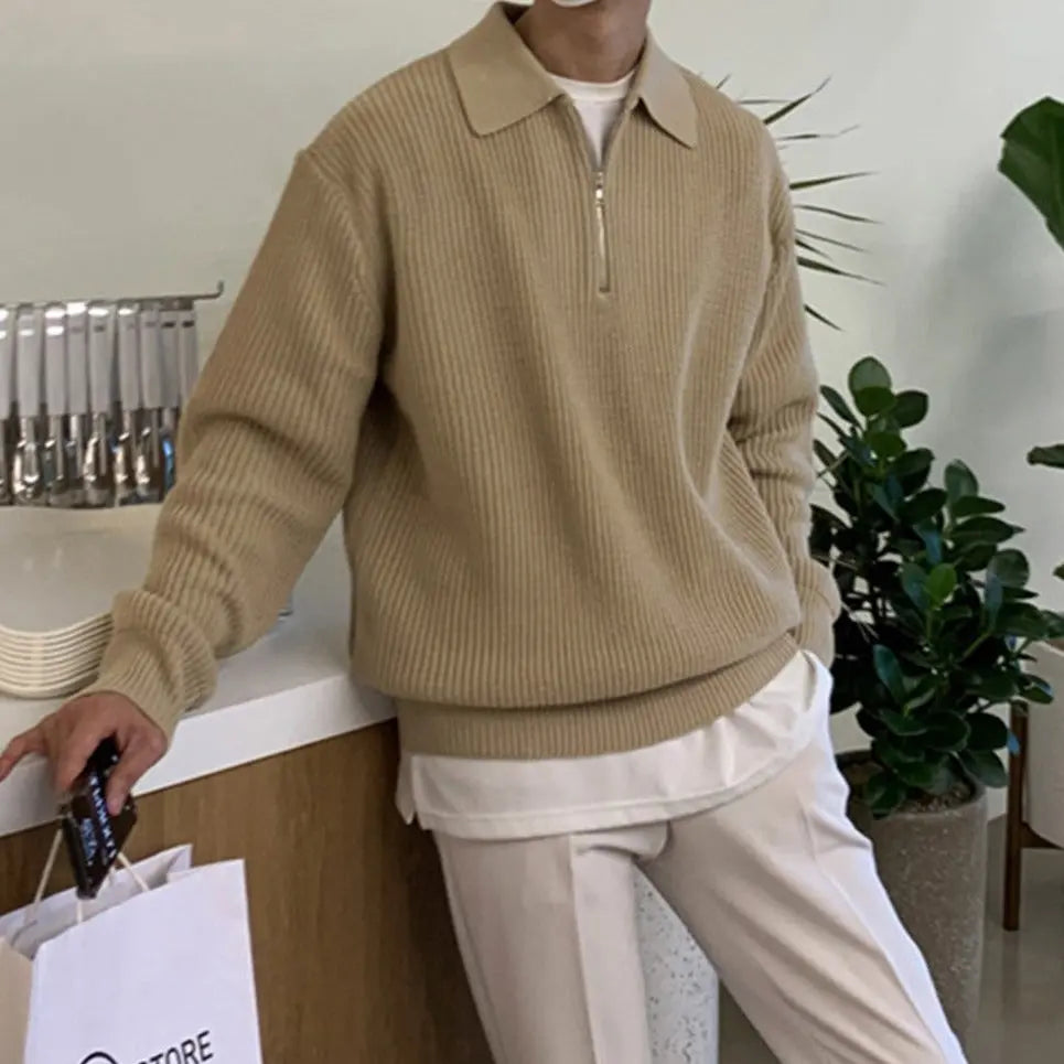 Yaniel Sweater | Pull zippé homme