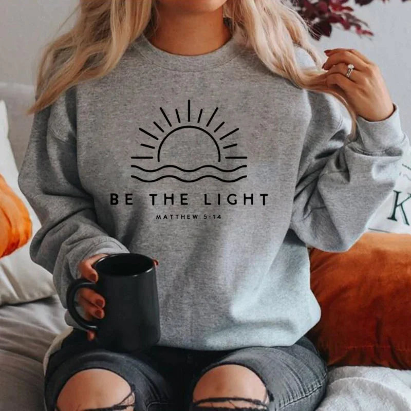 Sweat-shirt "Be The Light" - Selene