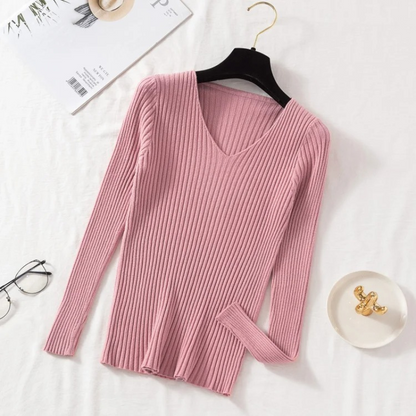 Yllona Sweater | Pull Slim fit V-neck