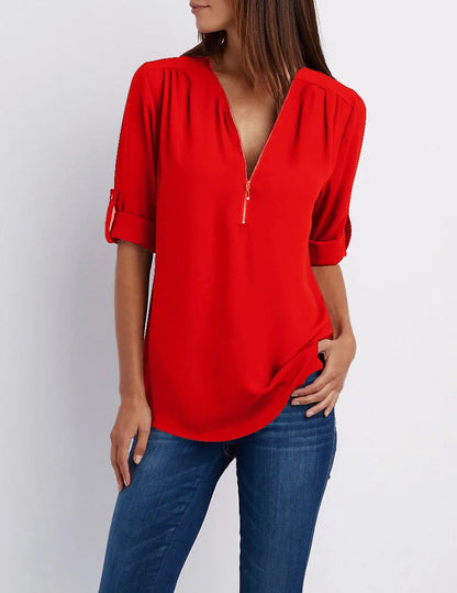 Vardi Dante™ Sweet Plus-Size Blouse | Casual & Stylish