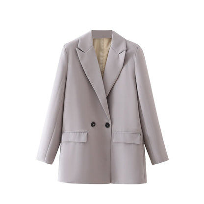 Blazer à double bouton pour femme