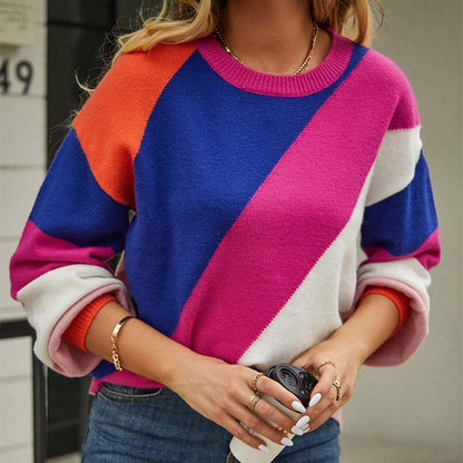 Wilvana Sweater | Pull casual Colour Block