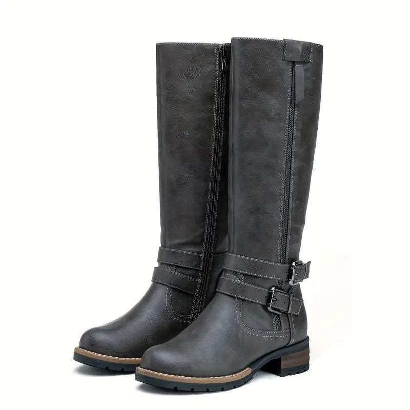 Elise - Bottes hautes en cuir