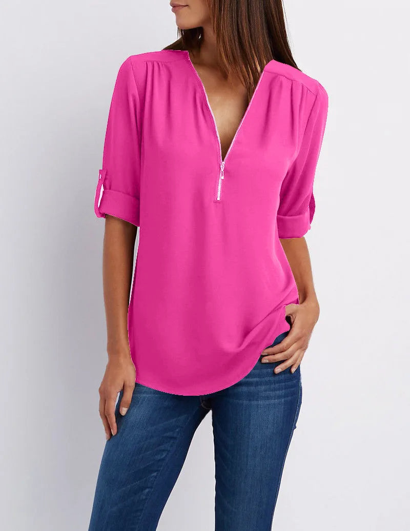 Vardi Dante™ Sweet Plus-Size Blouse | Casual & Stylish