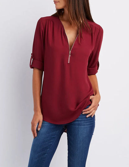 Vardi Dante™ Sweet Plus-Size Blouse | Casual & Stylish