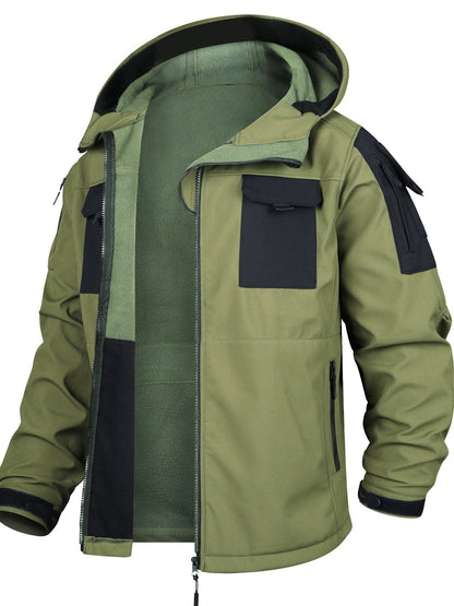 Veste tactique à capuche avec pantalon cargo imperméable pour hommes | Parfait pour les activités de plein air