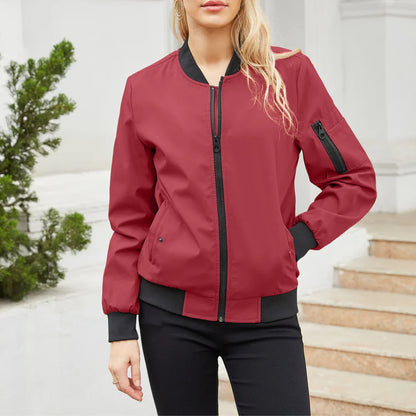 Varcity jacket | bombers décontractés pour femmes