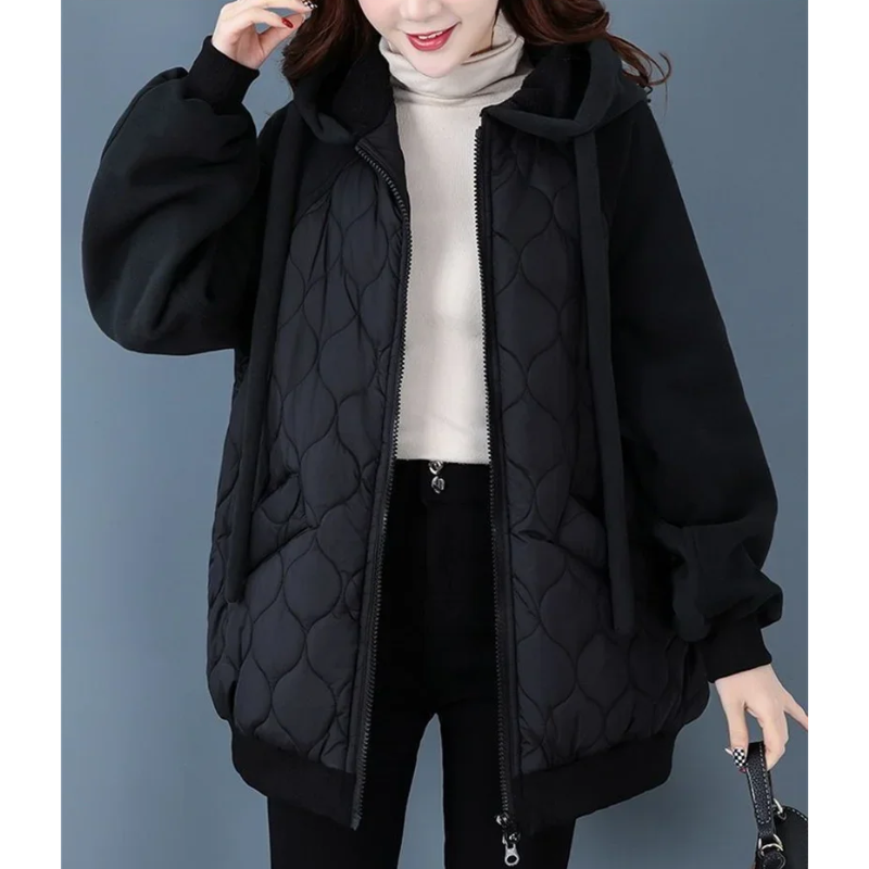 Ylka Coat | Manteau surdimensionné à capuche et rembourré