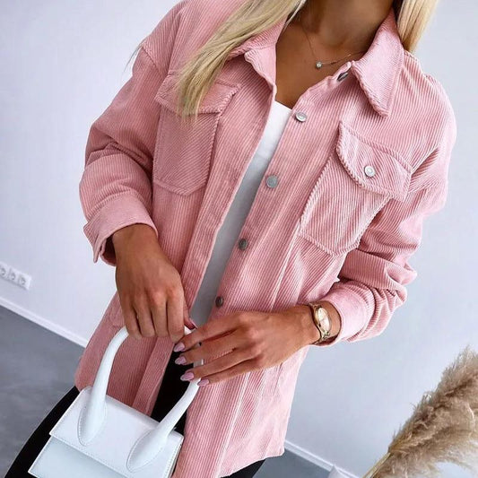 Veste en velours pour femme