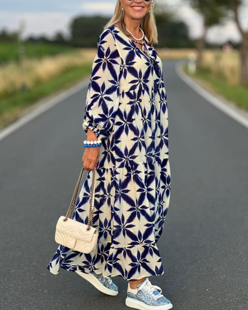 Robe à col en V Molly