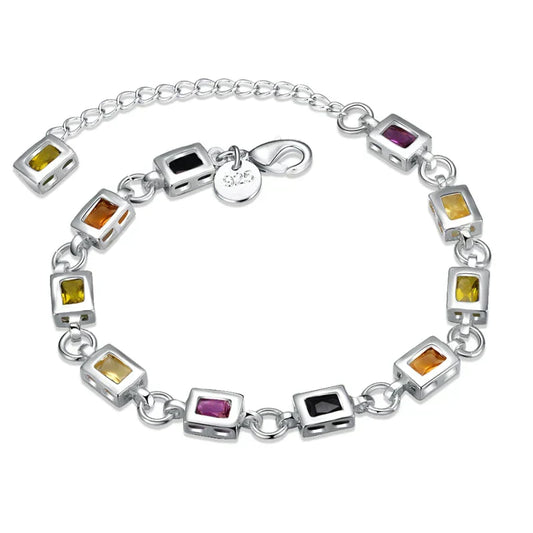 Bracelet Zircon Multicolore | Avec de belles pierres de Zircon