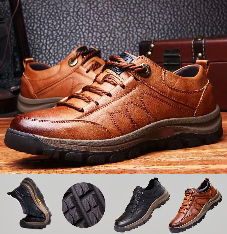 Joris™ | Chaussures décontractées en cuir cousues à la main pour hommes