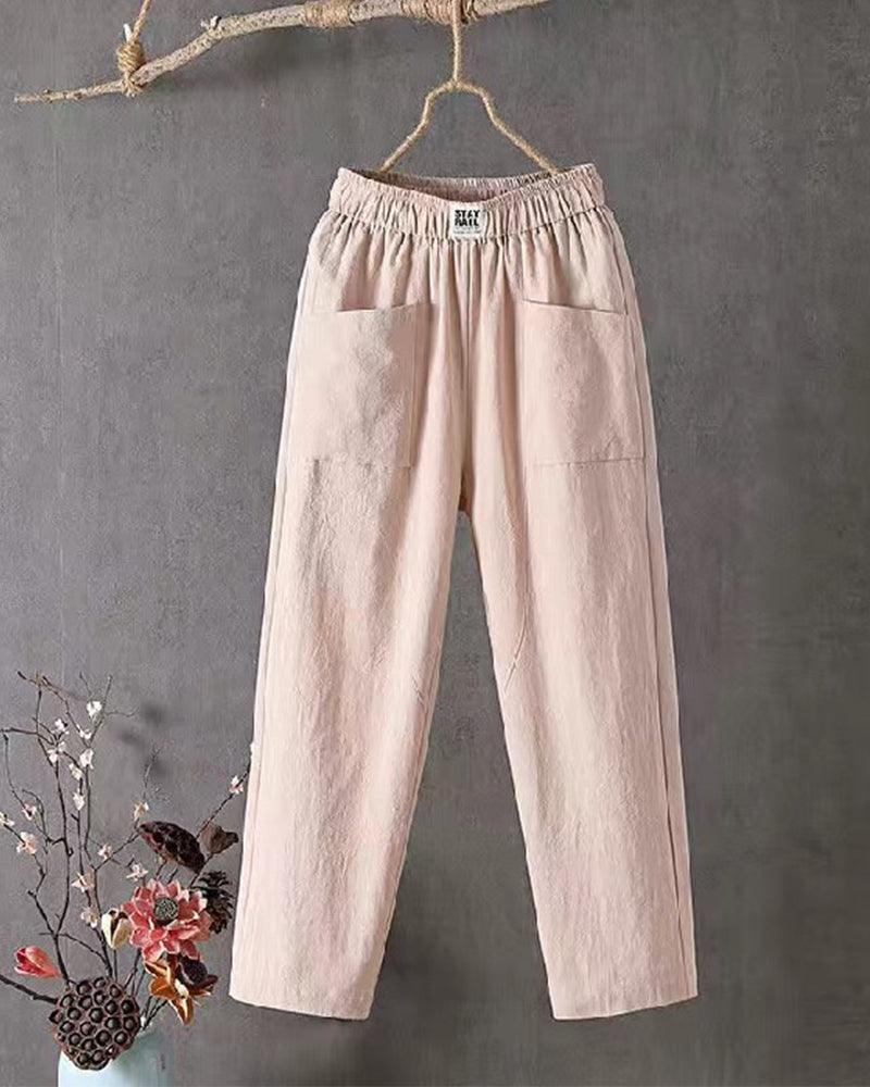 Alannah - Pantalon en lin mélangé