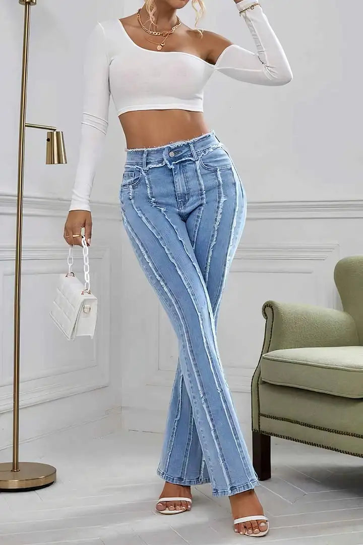 Veronina - Jeans en flanelle chic pour femmes