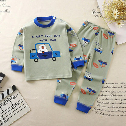 Heidi-Mode Nights Set de pyjama confortable Cartoonize pour enfants