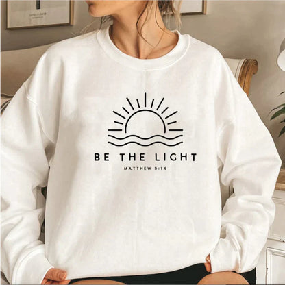 Sweat-shirt "Be The Light" - Selene