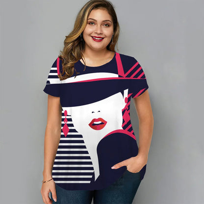 Vardi Dante™ Maartje Plus-Size T-Shirt | Casual & Stylish