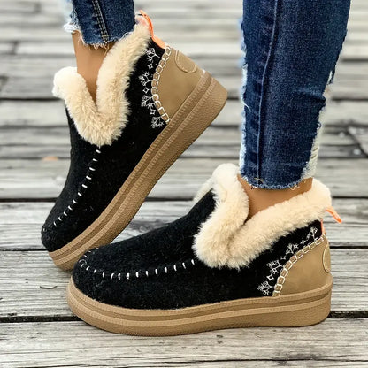 Bottes d'hiver en peluche