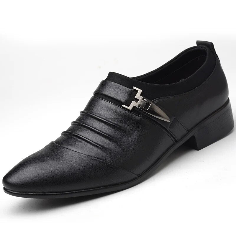 Yelmer Shoes | Chaussures à boucles en cuir pour hommes