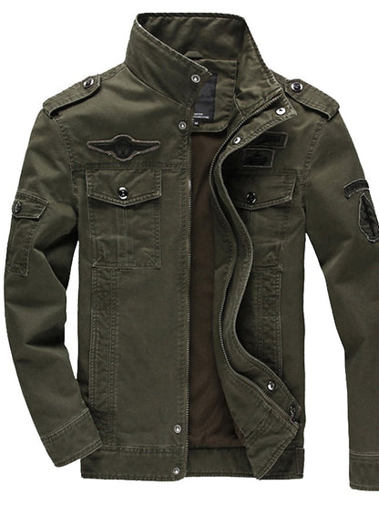 Veste Bomber Décontractée pour Hommes Automne/Hiver