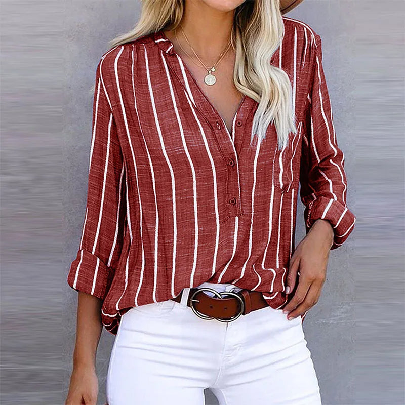 Vardi Dante™ Elise Blouse | Vintage & Striped