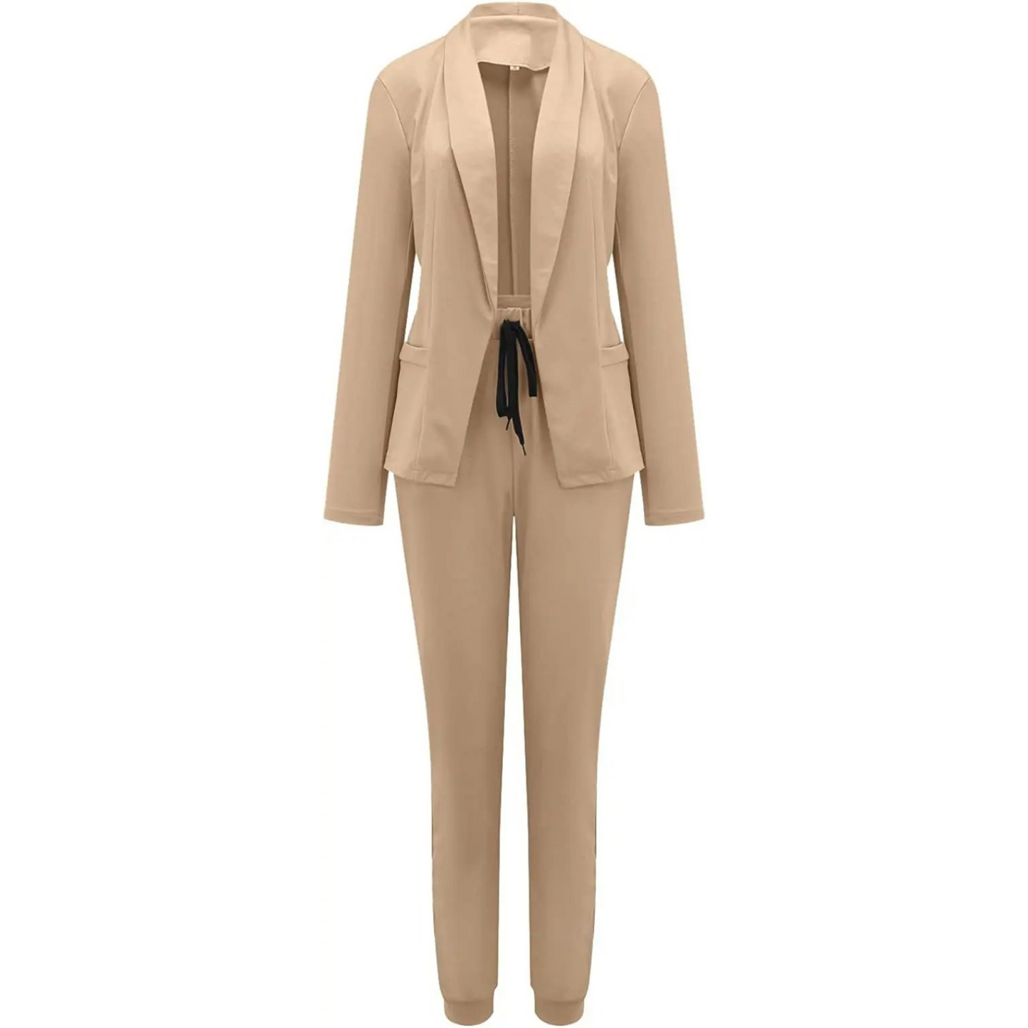 Lena | Ensemble blazer et pantalon slim uni