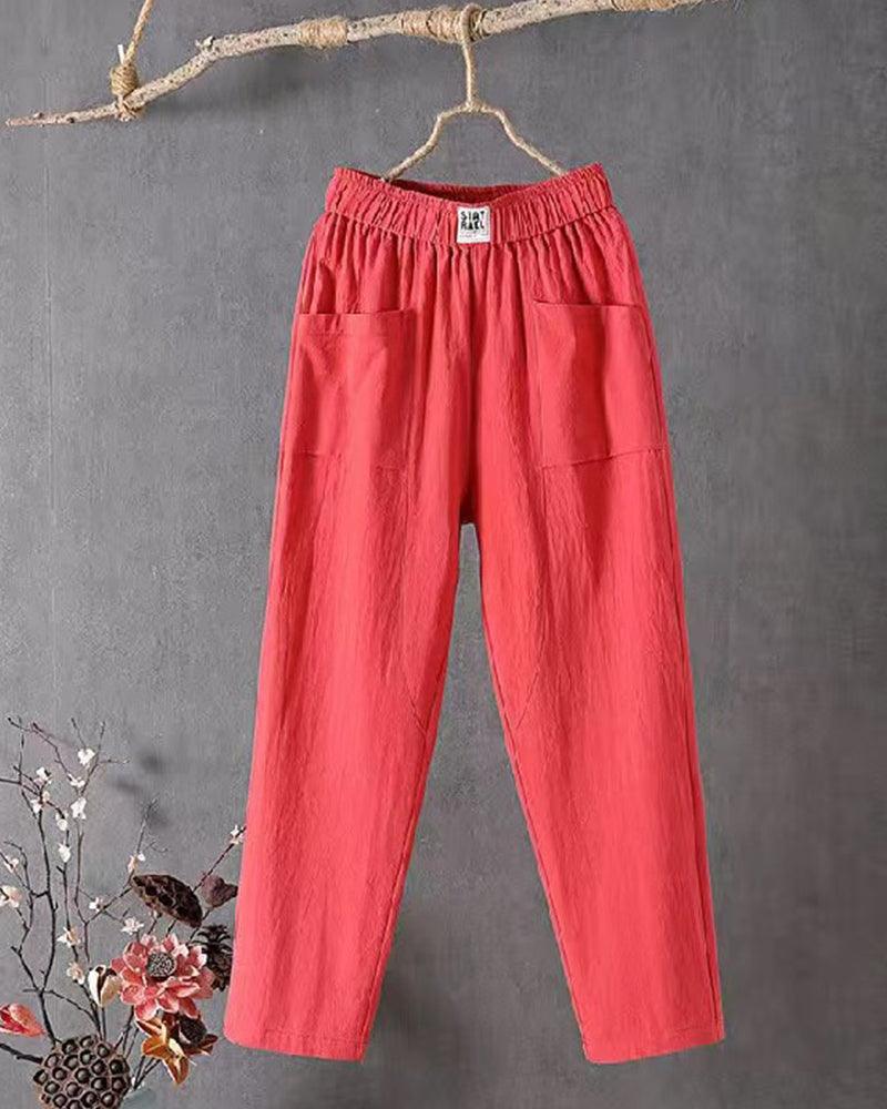 Alannah - Pantalon en lin mélangé