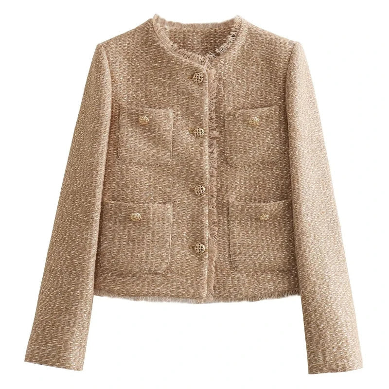 Ashley - Manteau de tweed intemporel