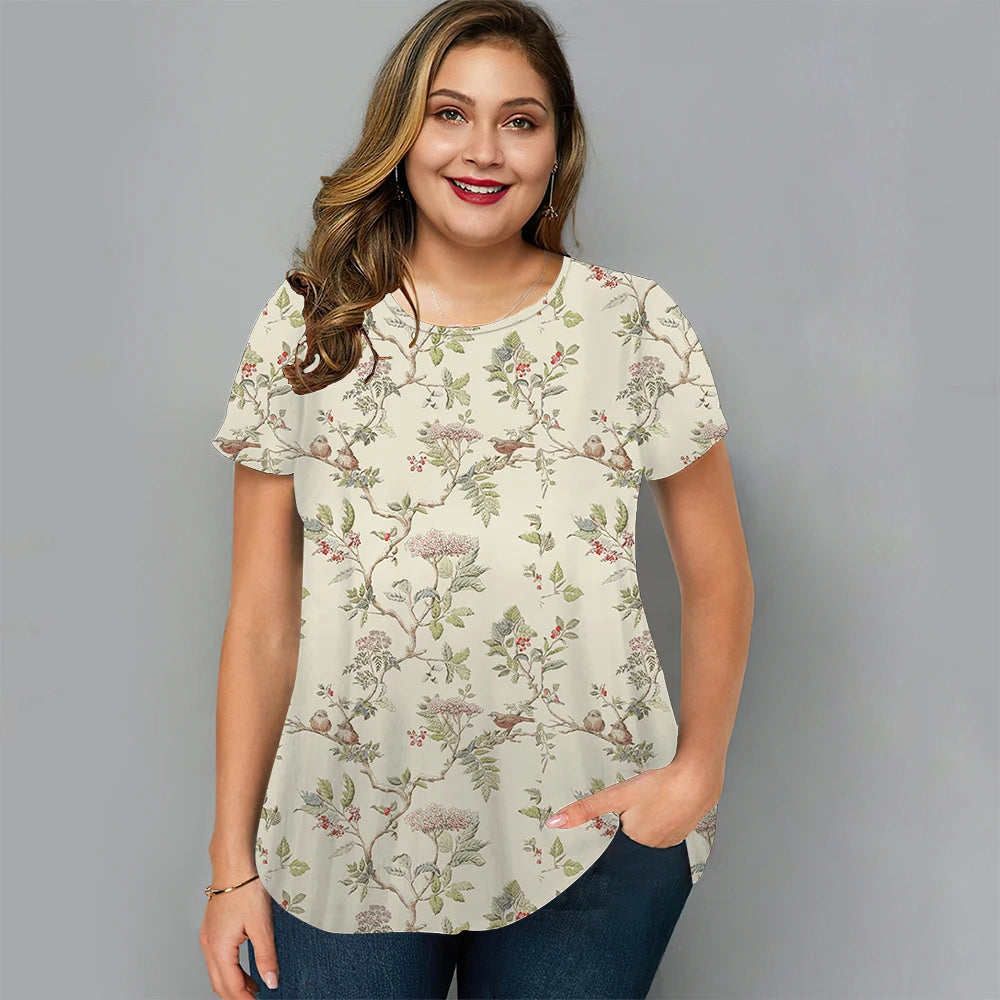 Vardi Dante™ Lois Plus-Size T-Shirt | Merry & Summery