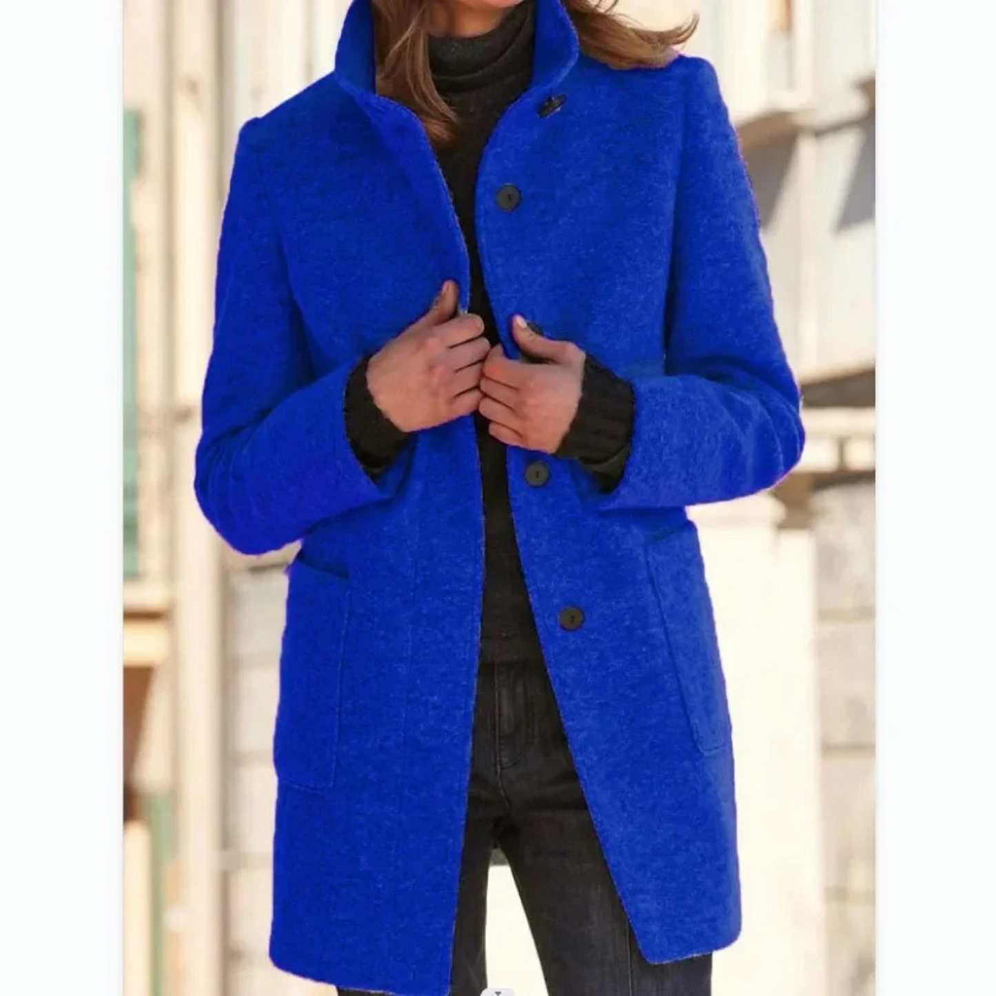 Manteau en laine vintage pour femme - Kayla