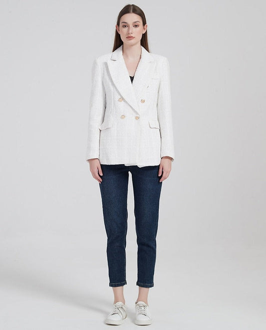 Blazer double boutonnage pour femme