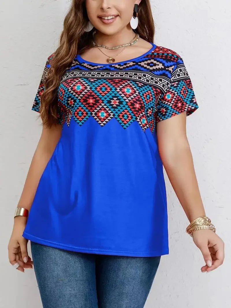 Vardi Dante™ Luna Plus-Size T-Shirt | Casual & Cheerful