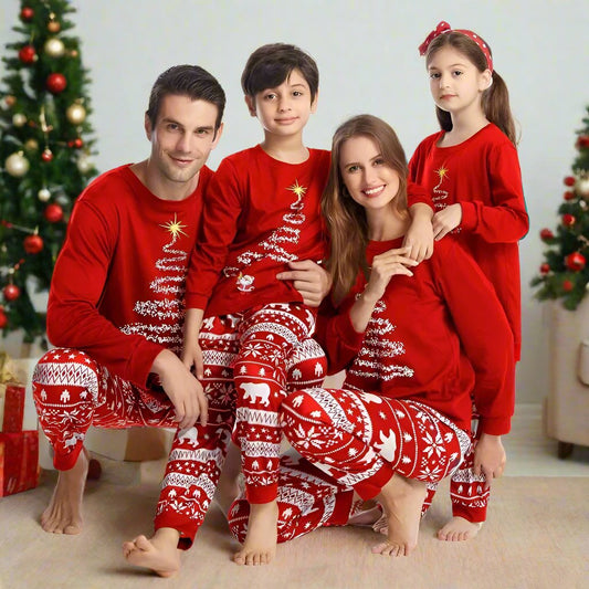 Amelie - Ensemble de Pyjamas de Noël Assortis pour Toute la Famille