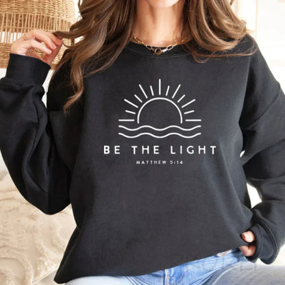 Sweat-shirt "Be The Light" - Selene