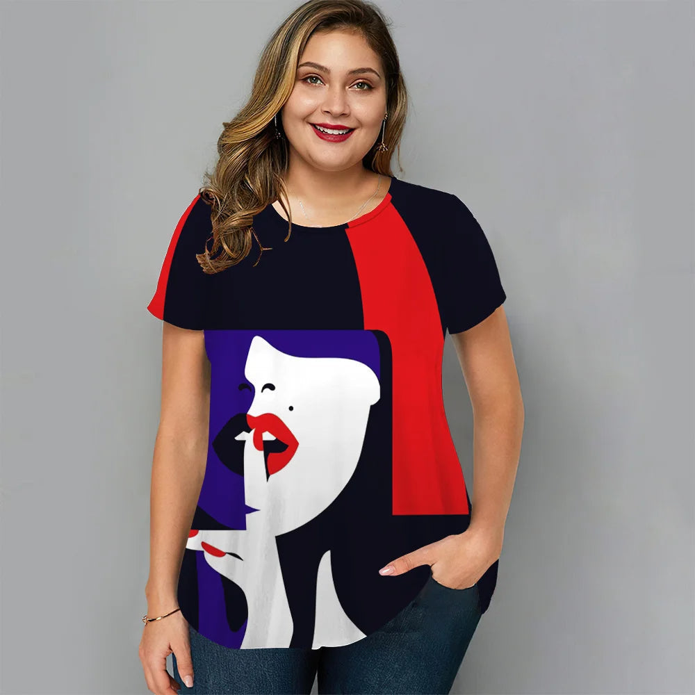 Vardi Dante™ Maartje Plus-Size T-Shirt | Casual & Stylish