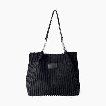 Eva | Sac à bandoulière élégant en cuir noir