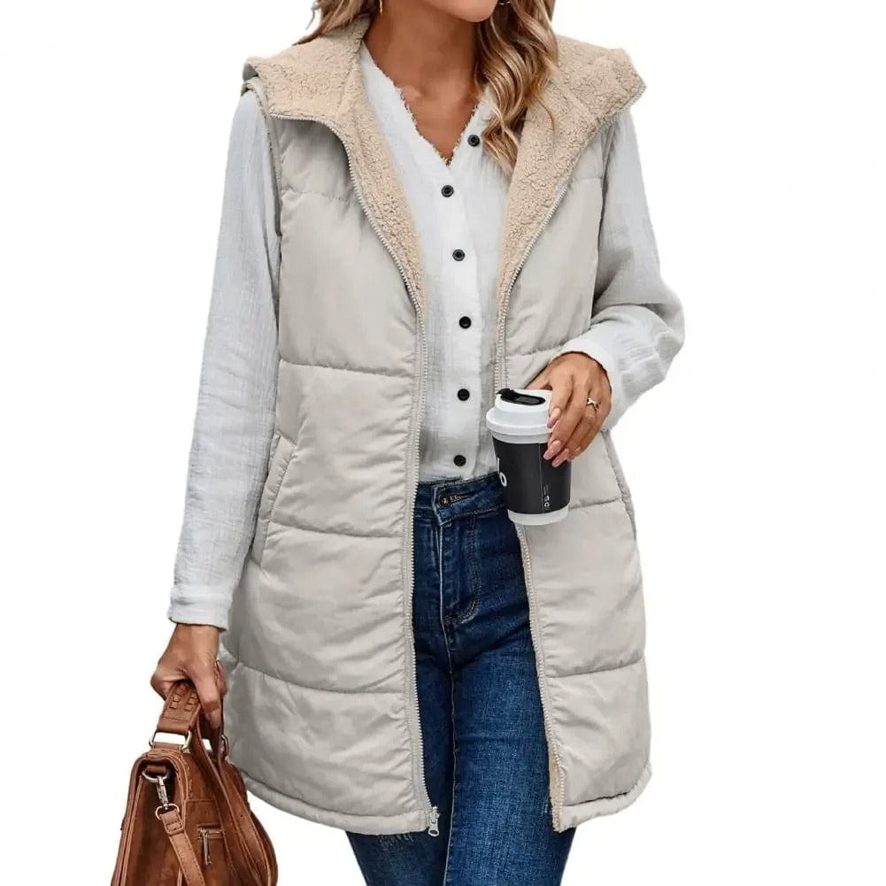 Gilet pour femme avec capuche