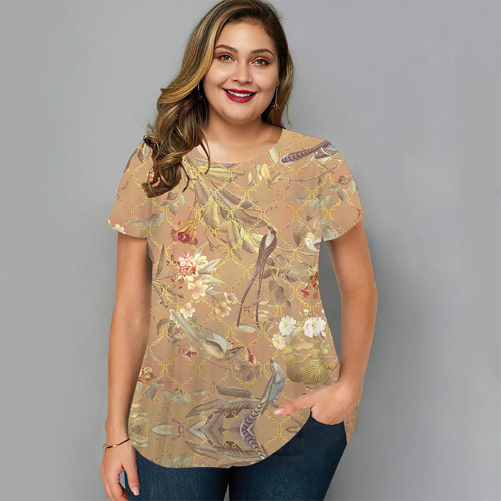 Vardi Dante™ Lois Plus-Size T-Shirt | Merry & Summery