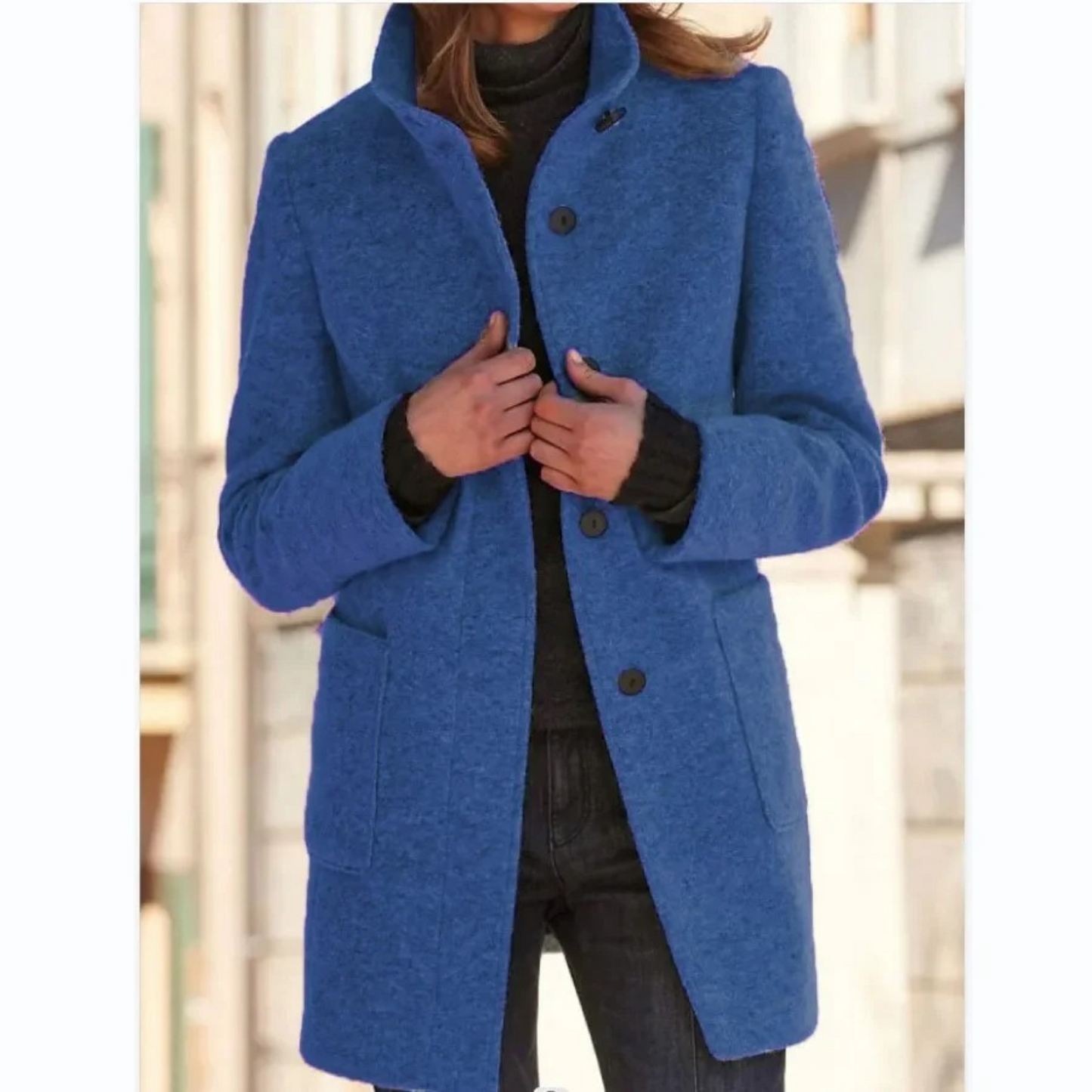 Manteau en laine vintage pour femme - Kayla