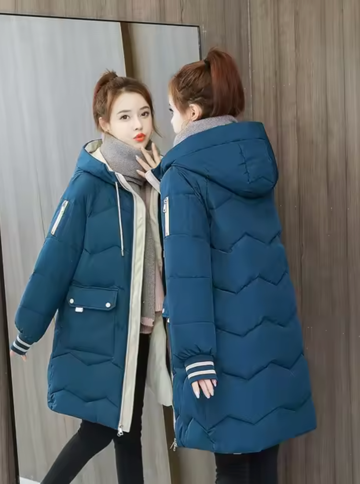 - Long manteau de parka