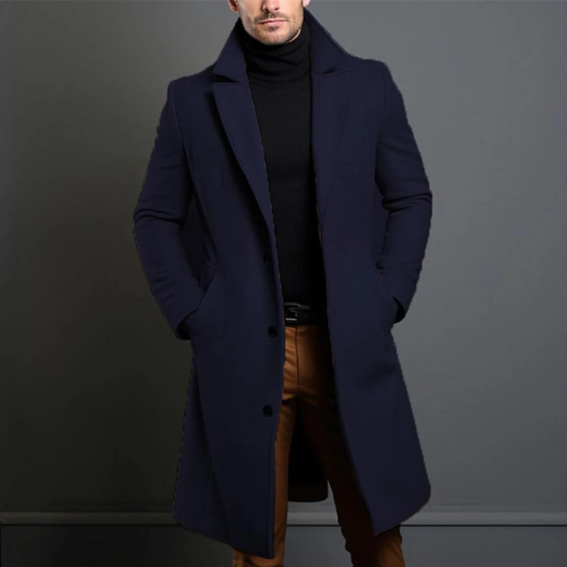 Rico - Trench-coat long pour homme