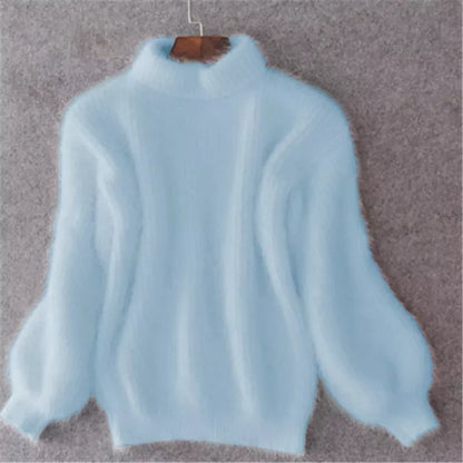 Paloma - Pull décontracté vintage en angora