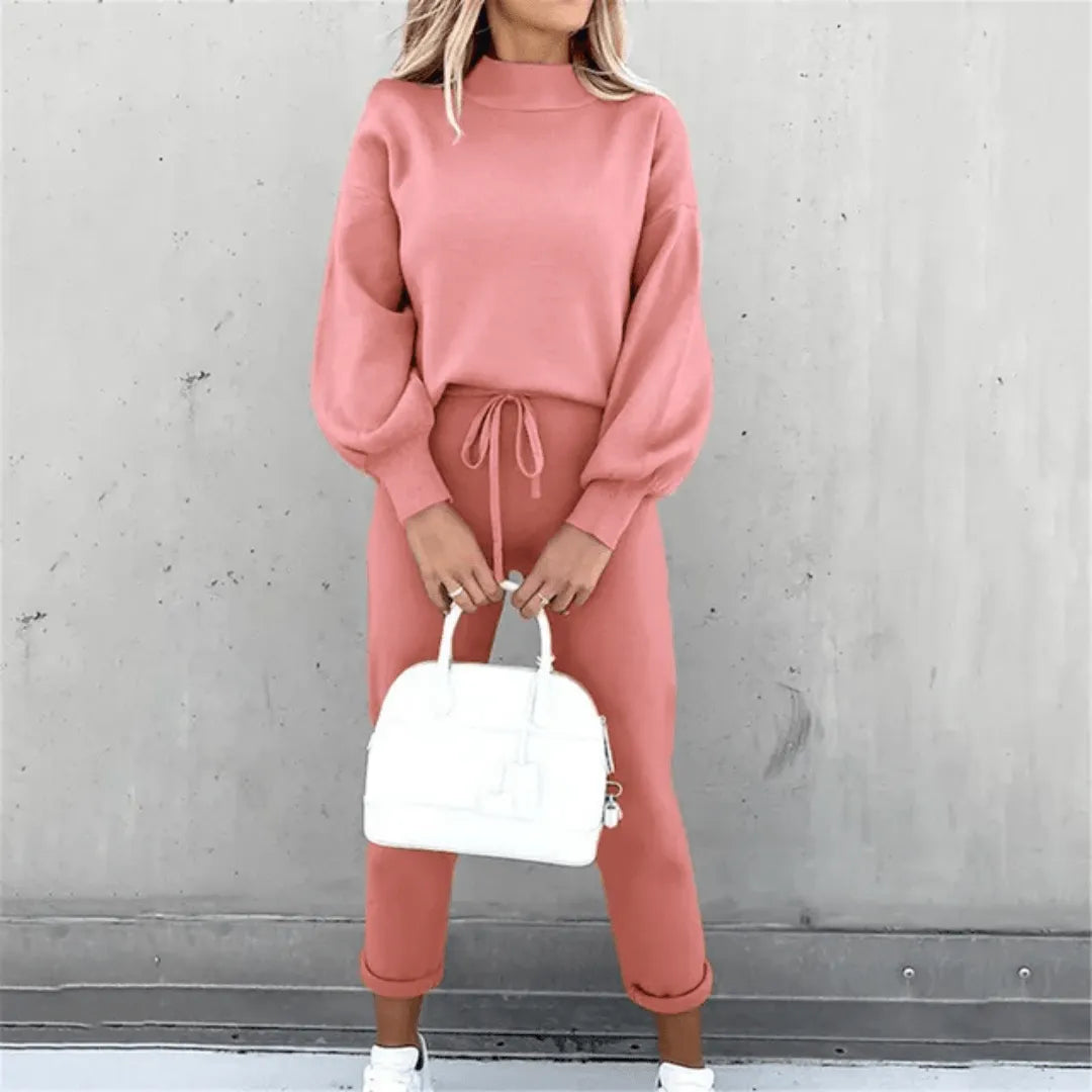 Tracksuit pour femmes - Casual Chic - Tissu doux, coupe décontractée, poches latérales - Idéal pour un usage quotidien