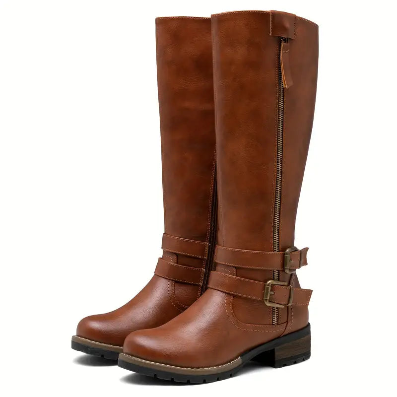 Elise - Bottes hautes en cuir