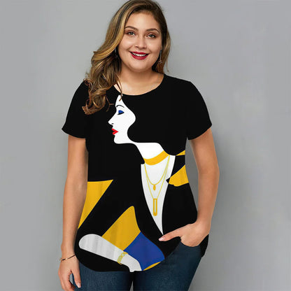 Vardi Dante™ Maartje Plus-Size T-Shirt | Casual & Stylish