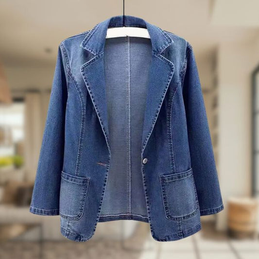 Blazer en denim pour femmes