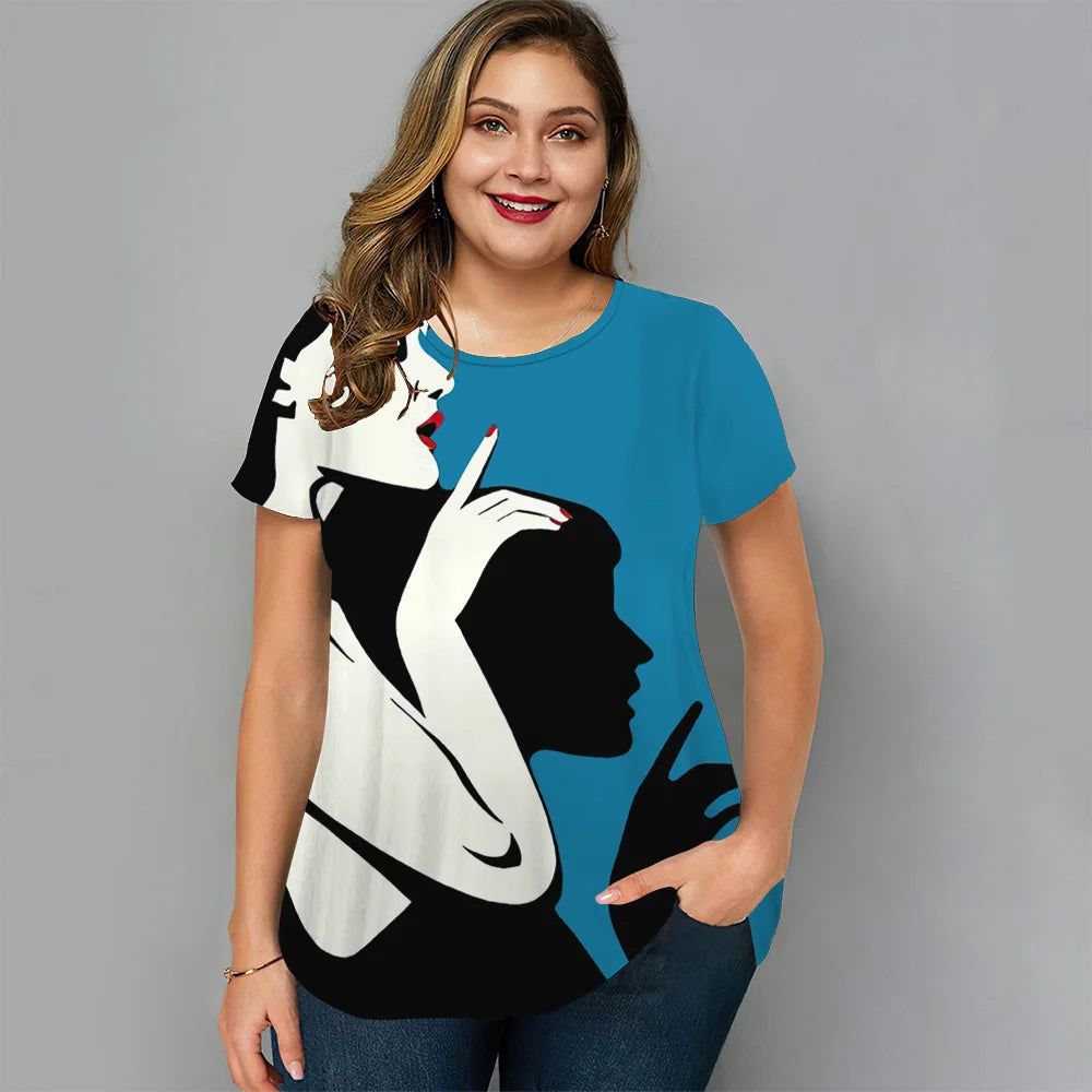 Vardi Dante™ Maartje Plus-Size T-Shirt | Casual & Stylish