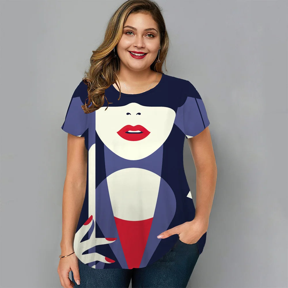 Vardi Dante™ Maartje Plus-Size T-Shirt | Casual & Stylish