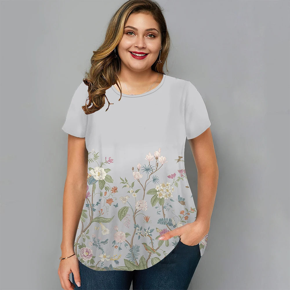 Vardi Dante™ Lois Plus-Size T-Shirt | Merry & Summery