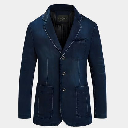 Veste classique en denim pour hommes